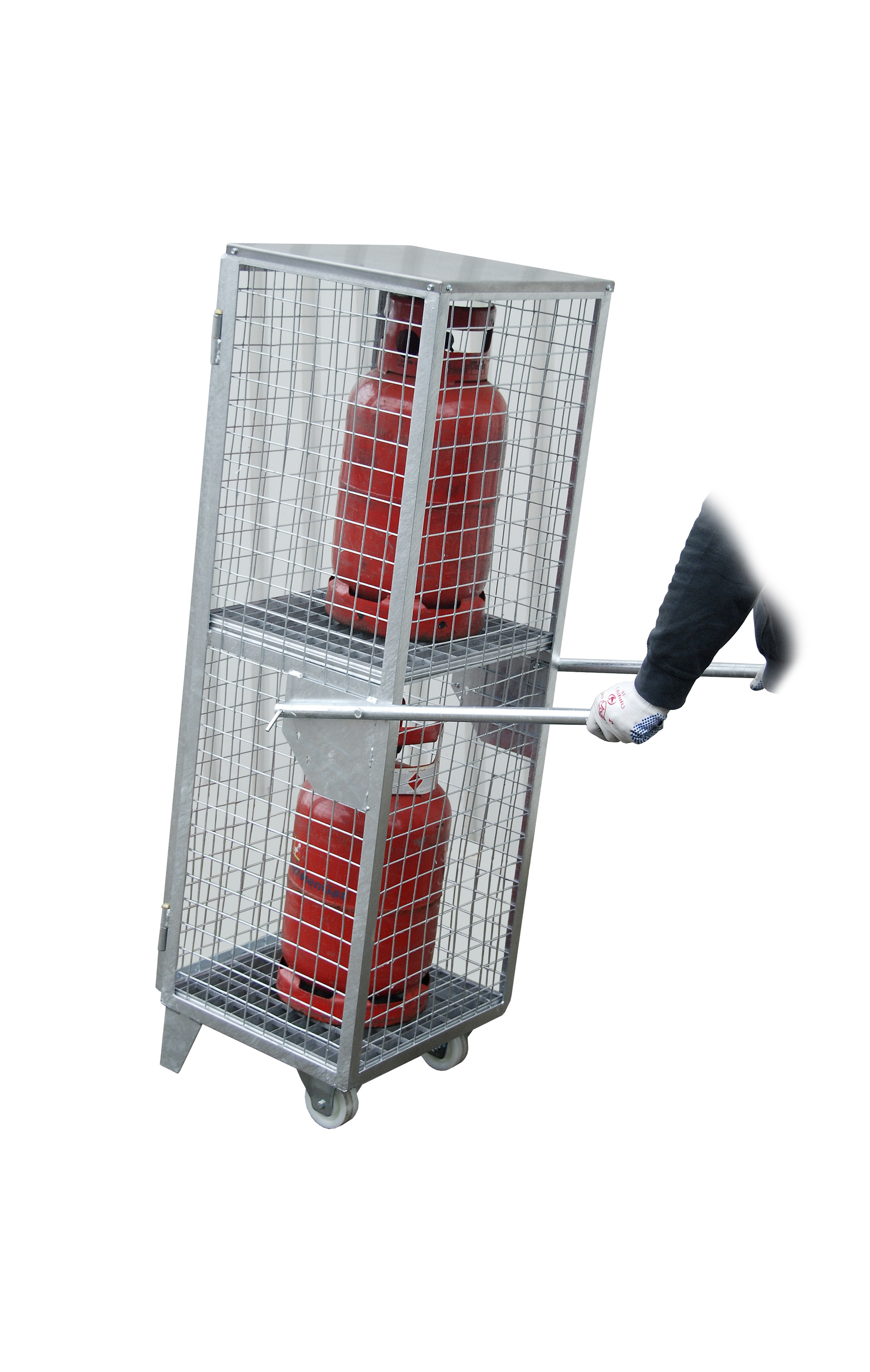 Gasflaschen-Depot Typ GFD-R feuerverzinkt